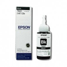 Чернила Epson T6641 Black черные оригинальные 70мл для L100/200/300/455/550/1300/3050/3060/3070