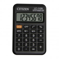 CITIZEN LC-110NR, 8-разрядный, питание от батареи