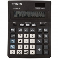 CITIZEN BISNESS LINE CDB1401BK, 14-разрядный,двойное питание, 157х200мм