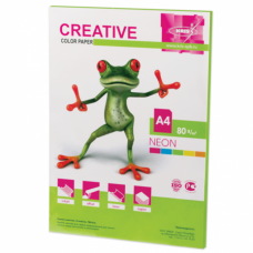 Бумага "Creative" А4 неон 5цв.*10л. 80г/м